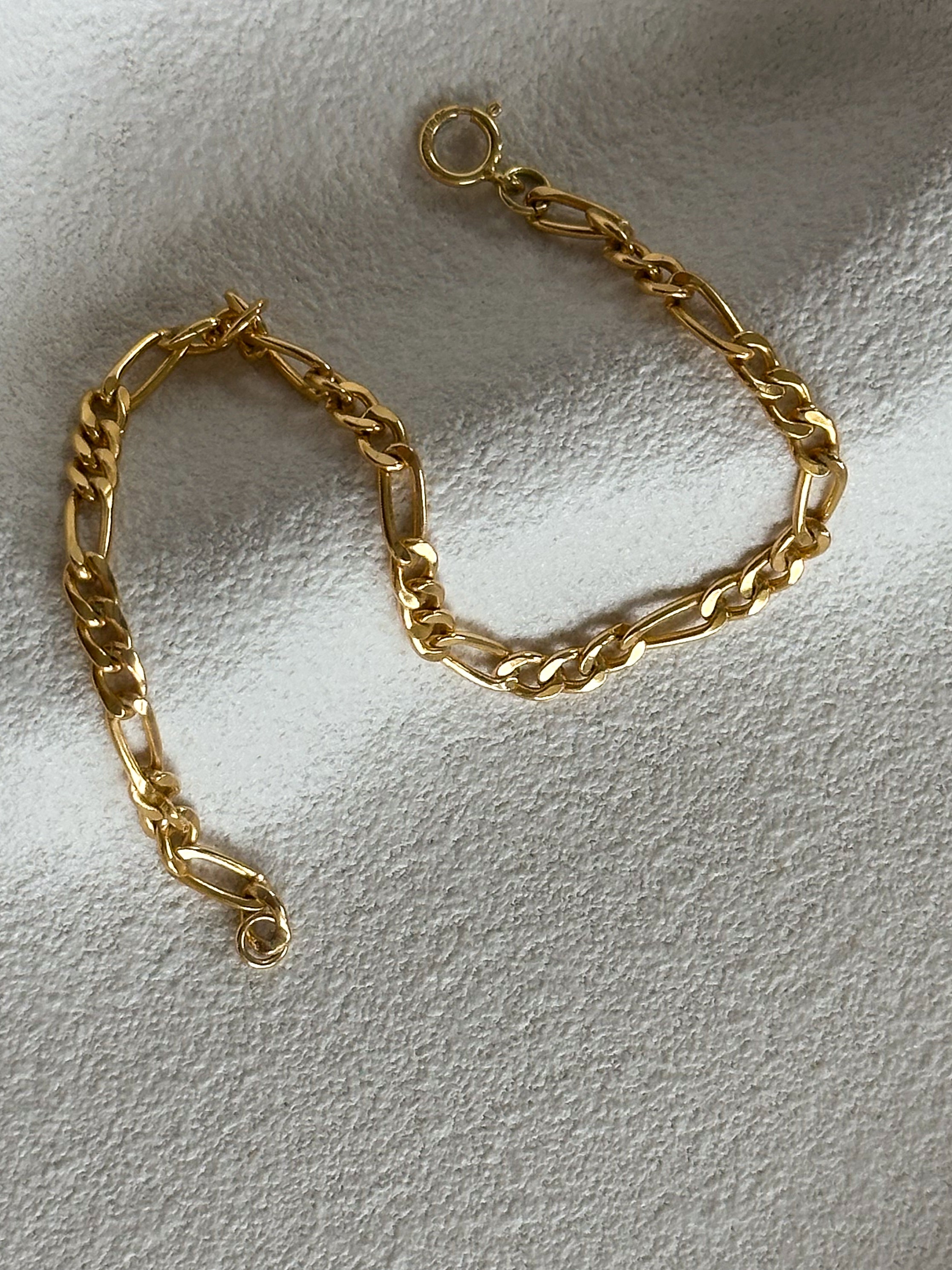 Figaro Chain Bracelet